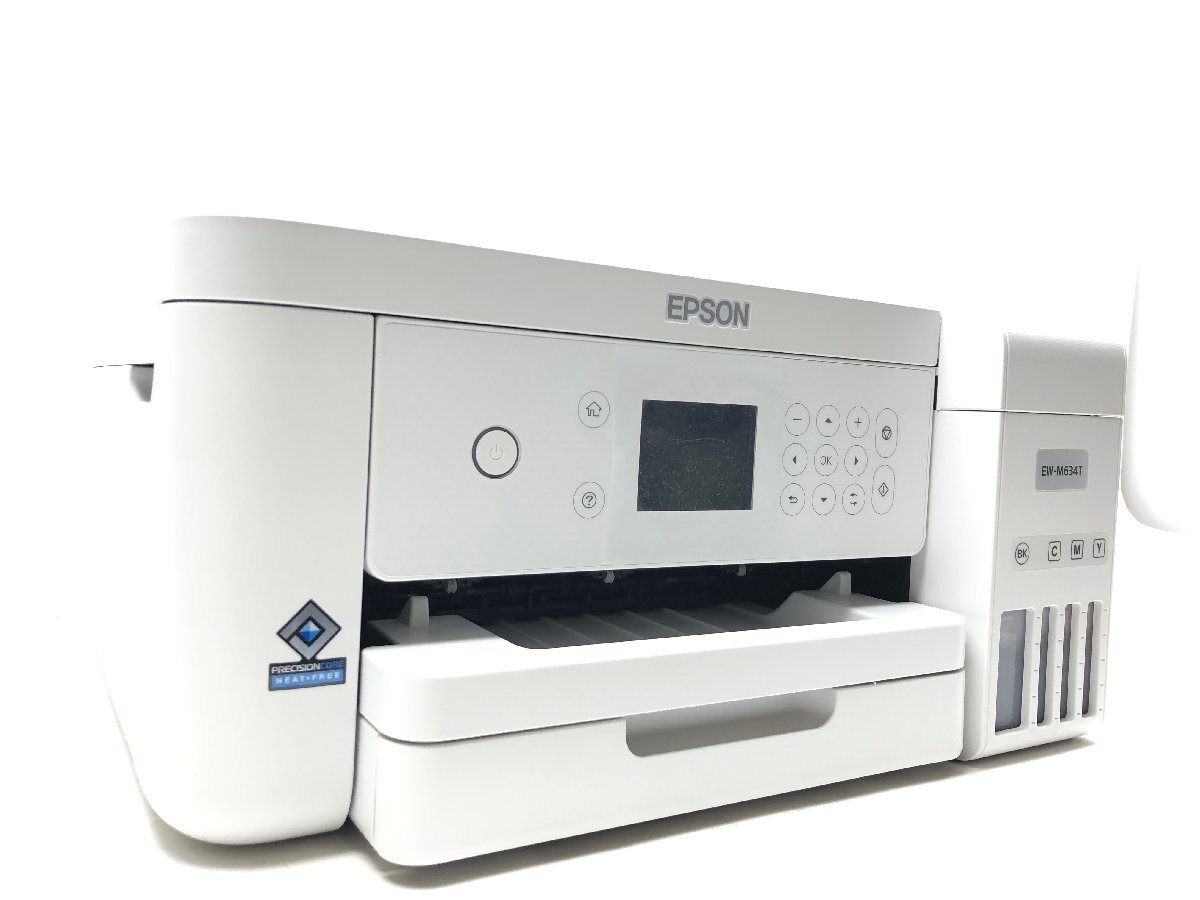 2023年製 極美品★EPSON エプソン インクジェットプリンター 複合機 最大A4 エコタンク搭載 スマホ対応 自動電源オフ EW-M634T Y04080Nの画像1