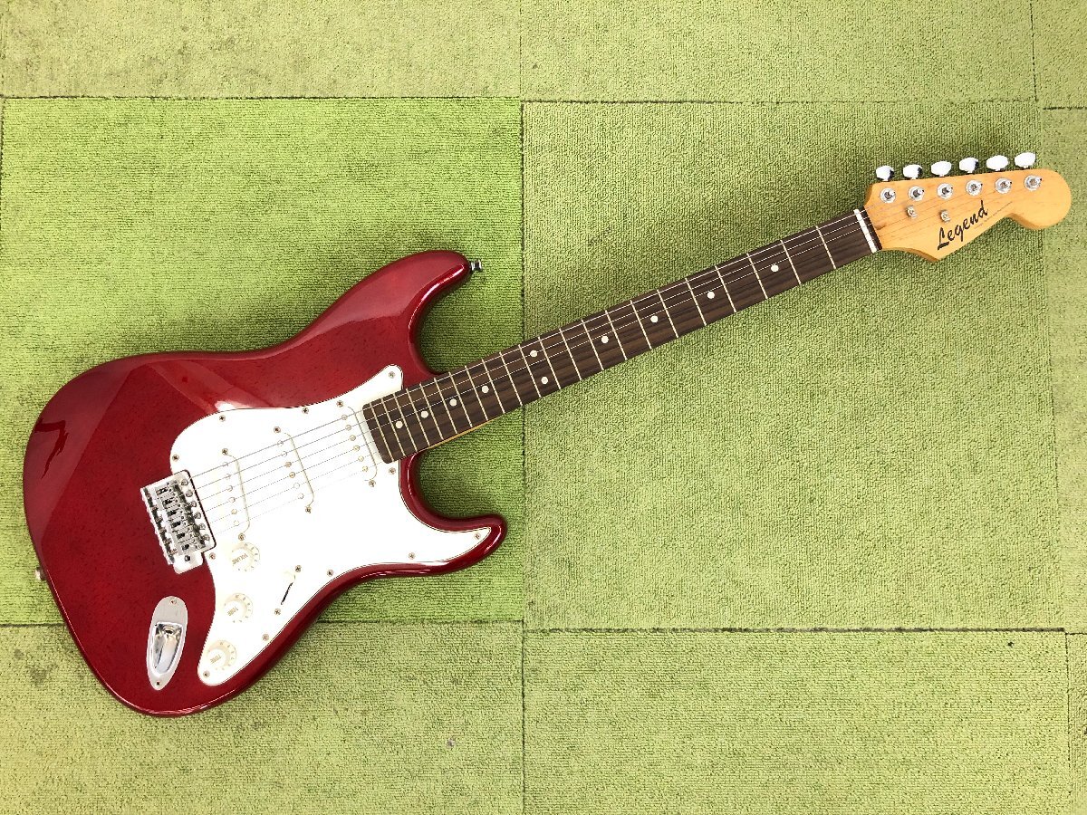 Legend レジェンド ギター エレキギター レッド 赤 弦楽器 演奏 バンド 軽音 ソフトケース付属 T04032Sの画像2