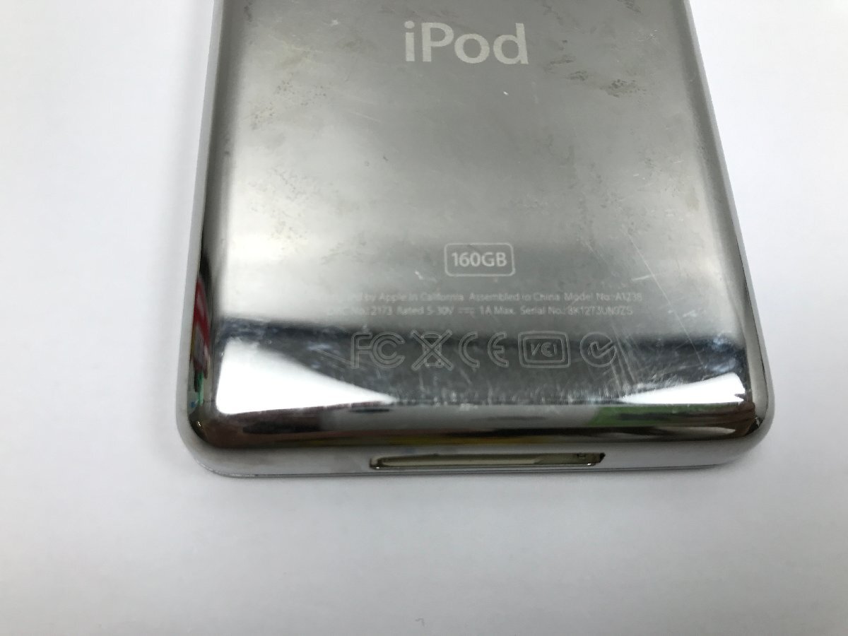 Apple アップル iPod classic 160GB デジタルオーディオプレーヤー DAP ポータブルプレーヤー2.5型 日本語対応 MP3 ジャンク Y04106Nの画像3