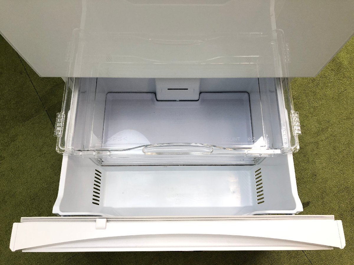 美品♪三菱電機 MITSUBISHI 置けるスマート大容量 冷凍冷蔵庫 左開き 5ドア 455L 自動製氷 タッチパネル MR-B46GL-W1 2021年製 YD04055N_画像8