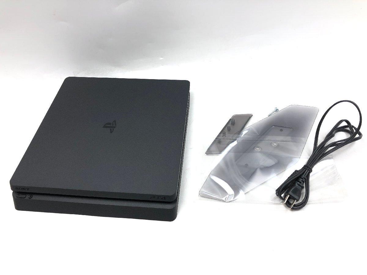 美品★SIE ソニー プレイステーション4 PS4 プレステ4 500GB 据え置きゲーム機 テレビゲーム ジェット・ブラック CUH-2000A Y04109N_画像1