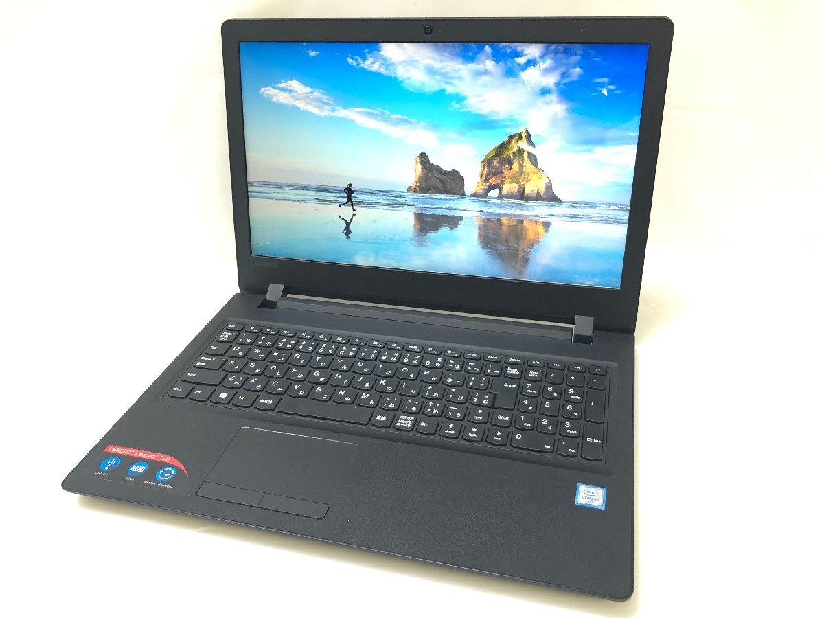 Lenovo レノボ ideapad 110-15ISK 80UD ノートPC 15.6型 Windows10Home i5 6200U 2.30GHz 4GB HDD500GB 1円～ 80UD00M6JP T04053I_画像1