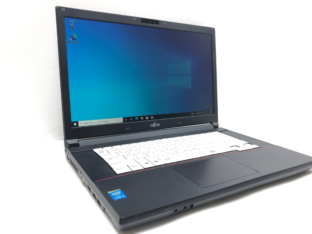 FUJITSU 富士通 LIFEBOOK A574/M ノートPC 15.6型 Windows10Pro i5 4210M 2.60GHz 8GB SSD256GB FMVA10004 ノートパソコン Y04021Sの画像1