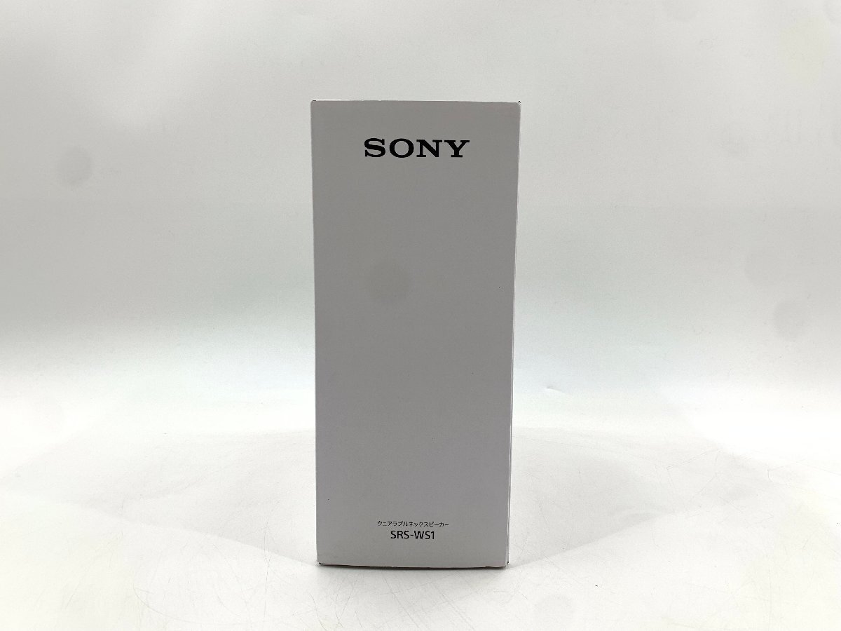 未使用 SONY ソニー ウェアラブルネックスピーカー ワイヤレススピーカー パッシブラジエーター SRS-WS1 オーディオ 1円～ 03174Nの画像4