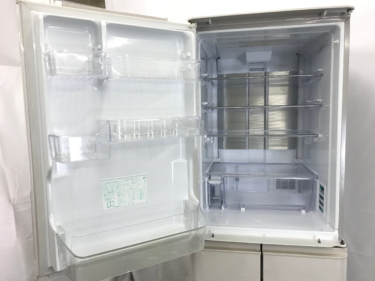 シャープ SHARP 冷凍冷蔵庫 左右開き どっちもドア 5ドア 424L プラズマクラスター 自動製氷 脱臭 ミスト冷却 SJ-PW42A-C TD04069Nの画像4