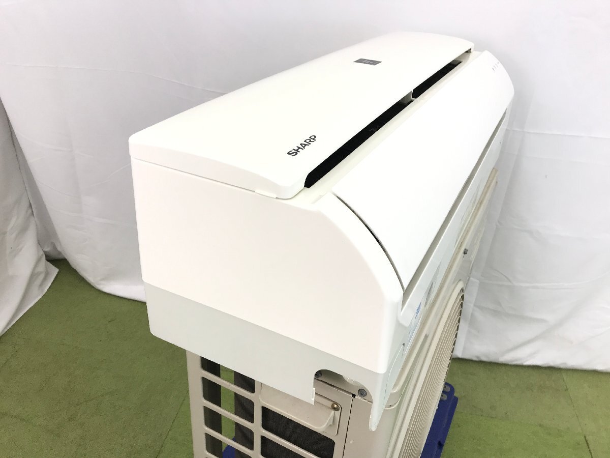 SHARP シャープ エアコン おもに6畳用 7畳～9畳 2.2kW プラズマクラスター7000 内部清浄 除湿 クーラー AY-H22TD 2018年製 TD04068Nの画像3