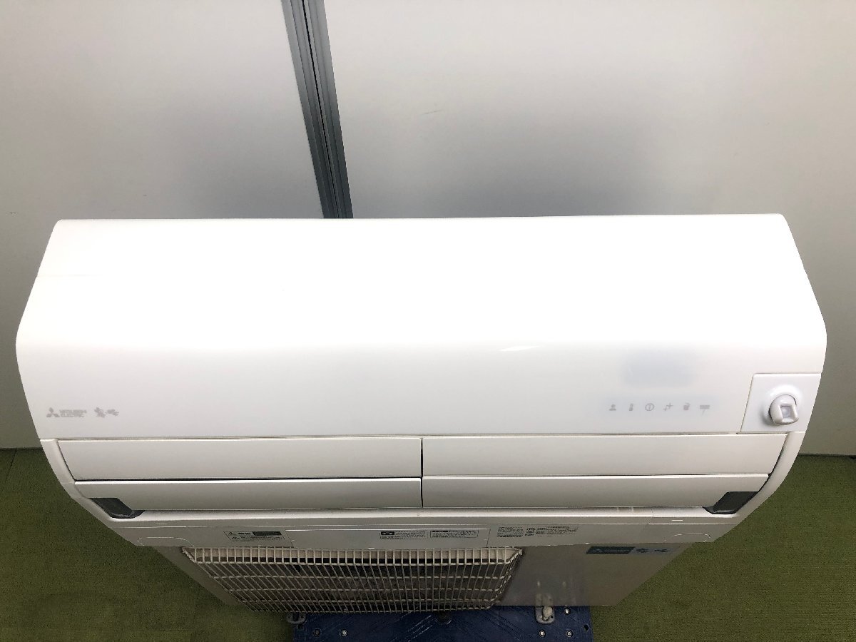 美品★MITSUBISHI 三菱電機 霧ヶ峰 エアコン おもに12畳用 12畳～15畳 3.6kW 100V おまかせ自動 冷房 MSZ-EM3619E7-W 2019年製 YD04089Nの画像2