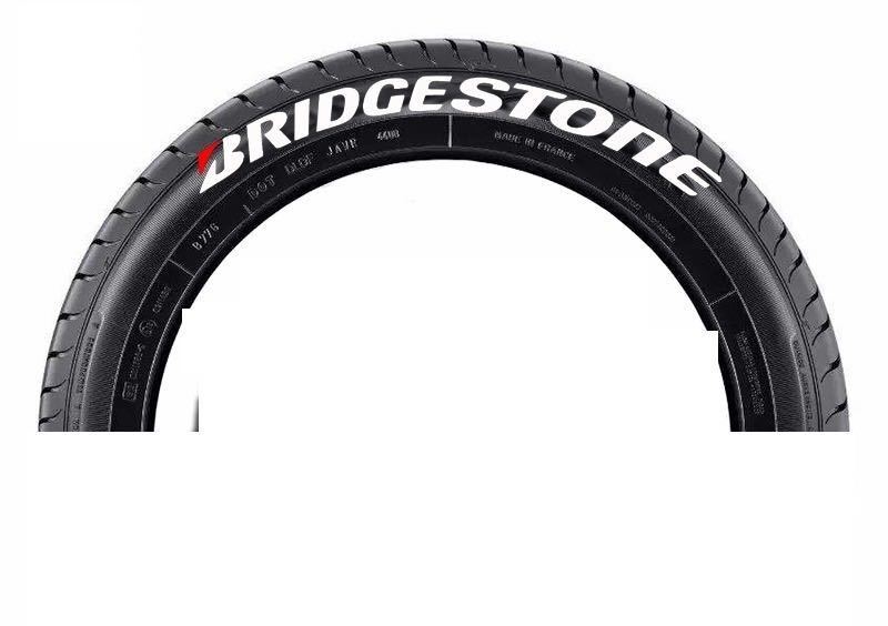 目立つ！かっこいい！ブリジストン　BRIDGESTONEロゴ　タイヤ用ラバーデカール　サイズ小　送料サービス　　検索用レタリング ステッカー