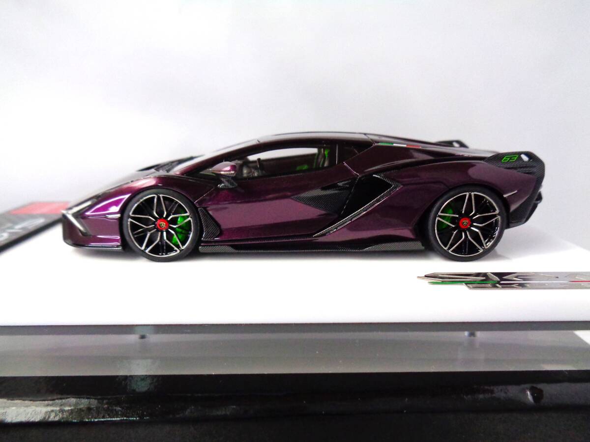 アイドロン EIDOLON アクセルワークス AXELLWORKS 1/43 Lamborghini Sian FKP37 2019 Alba Cielo EM533AX1 シークレットの画像2