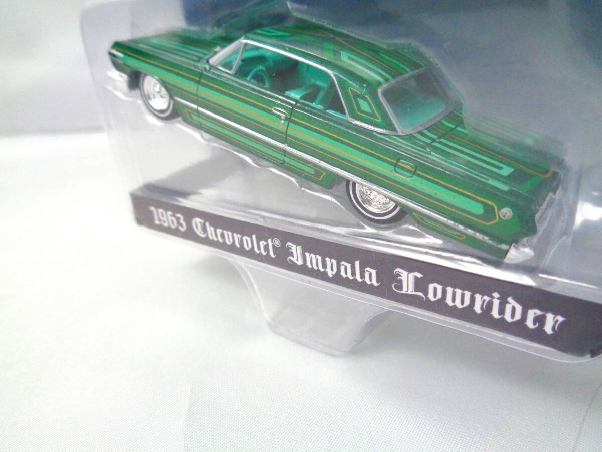 グリーンライト GREENLIGHT 1/64 1963 Chevrolet Impala Lowrider シボレー インパラ ローライダー ④の画像3