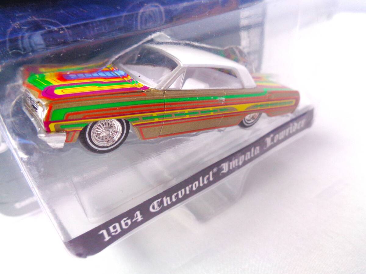 グリーンライト GREENLIGHT 1/64 1964 Chevrolet Impala Lowrider シボレー インパラ ローライダー ④の画像2