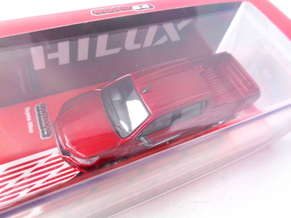 TARMAC ターマック 1/64 Toyota Hilux Red トヨタ ハイラックス レッドの画像4