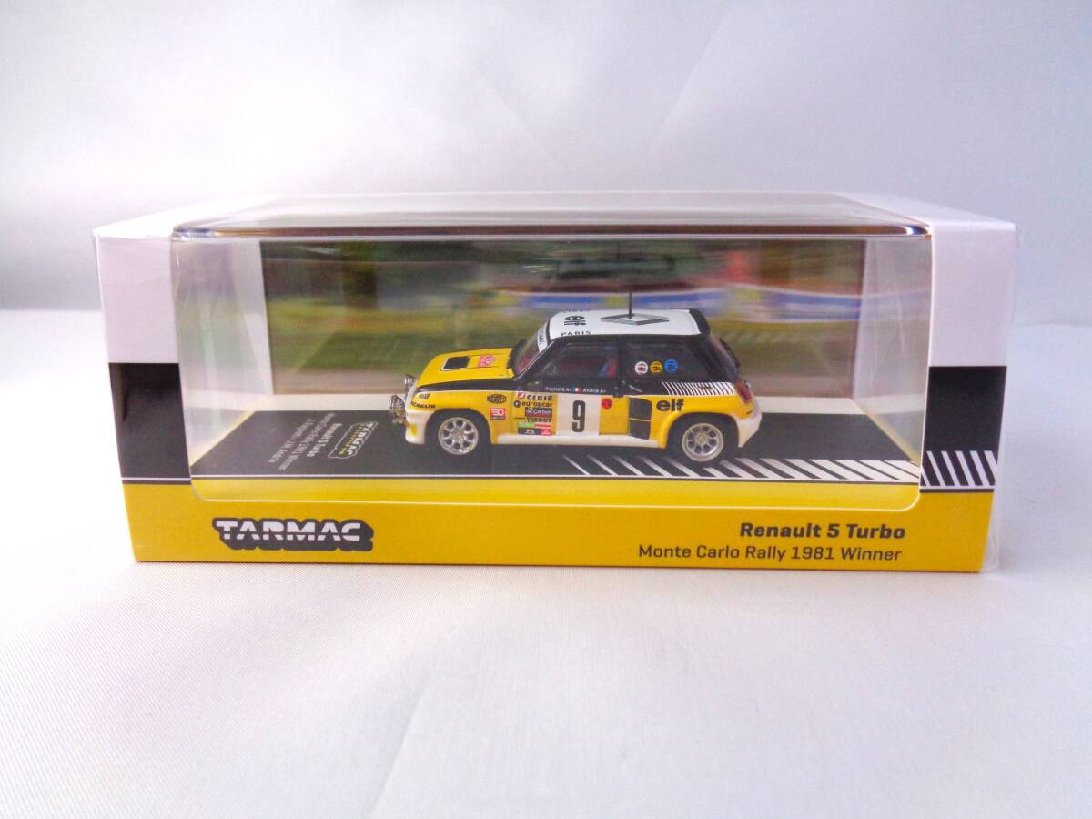 TARMAC　ターマック　1/64　Renault 5 Turbo Monte Carlo Rally 1981 Winner J.Ragnotti J.M.Andrie　ルノー ターボ モンテカルロラリー ②_画像1