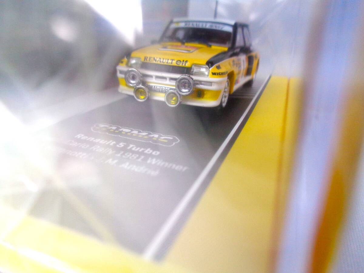 TARMAC　ターマック　1/64　Renault 5 Turbo Monte Carlo Rally 1981 Winner J.Ragnotti J.M.Andrie　ルノー ターボ モンテカルロラリー ②_画像5