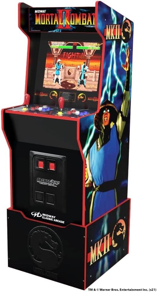 アーケード 1up レガシーエディション Mortal Kombat2 ライザー(台座)付き 自宅 レトロ 新品 未開封の画像6