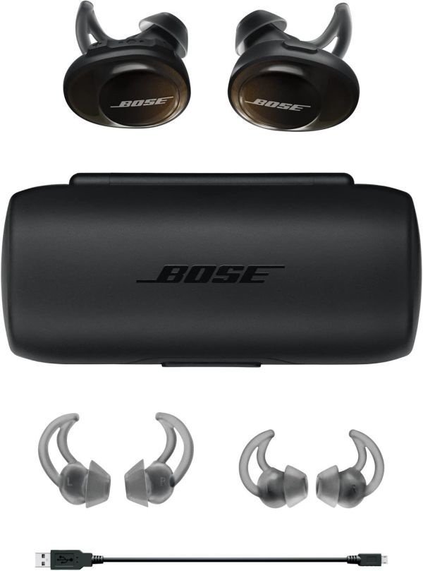 Bose SoundSport Free wireless headphones 完全ワイヤレスイヤホン BLACK 黒 新品 未開封_画像5