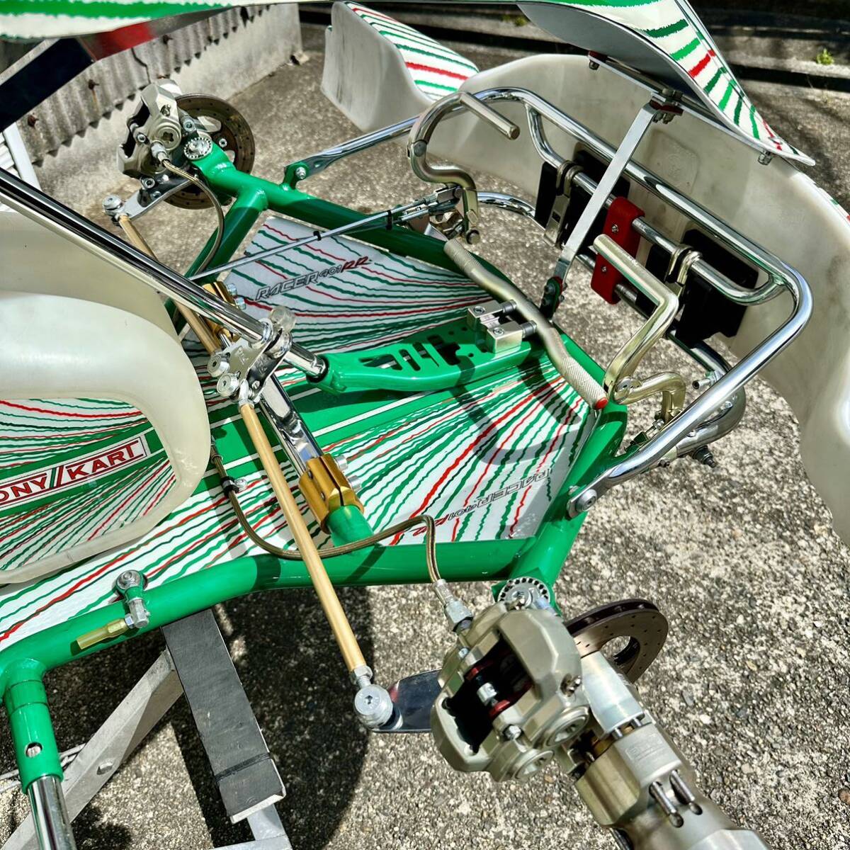 程度良 トニーカート RACER 401Rミッションカート 22年式 ROKシフター KZ YZ125 中古 OTK TONYKARTの画像3