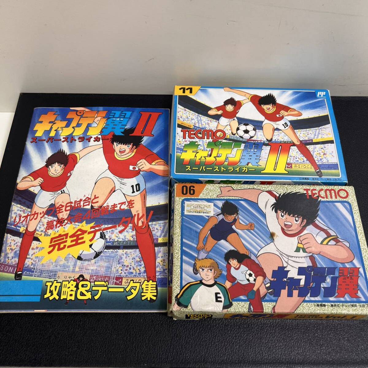 ファミコン キャプテン翼/II スーパーストライカー まとめて2本セット TECMO 箱説付の画像1