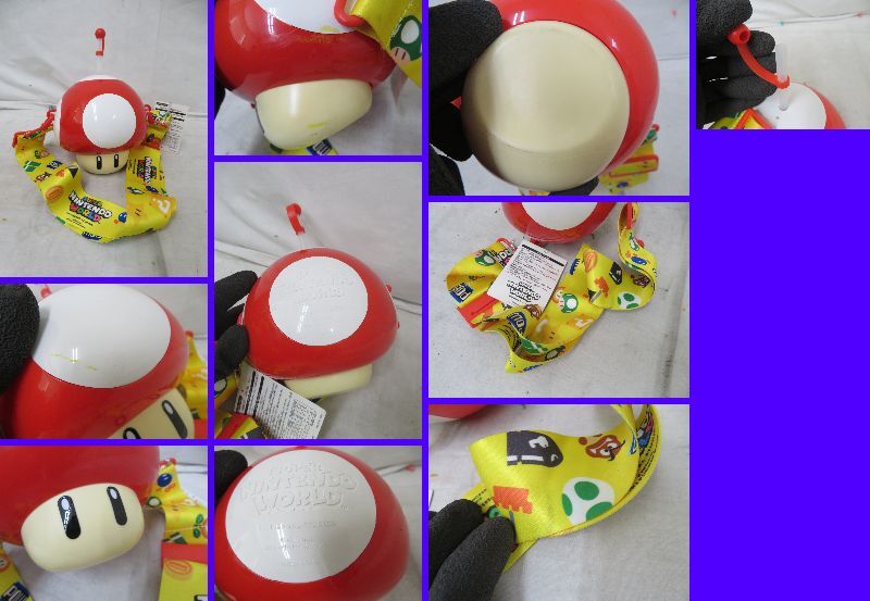 U-336*Disney/USJ* Popcorn bucket / drink holder *9 point set * Mickey / Duffy / Mini on / Conan / super mushrooms * secondhand goods 