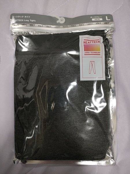 新品 未使用 UNIQLO ユニクロ ヒートテック タイツ L ブラック グレー ダークグレー ワイン 6枚セット MEN メンズの画像5