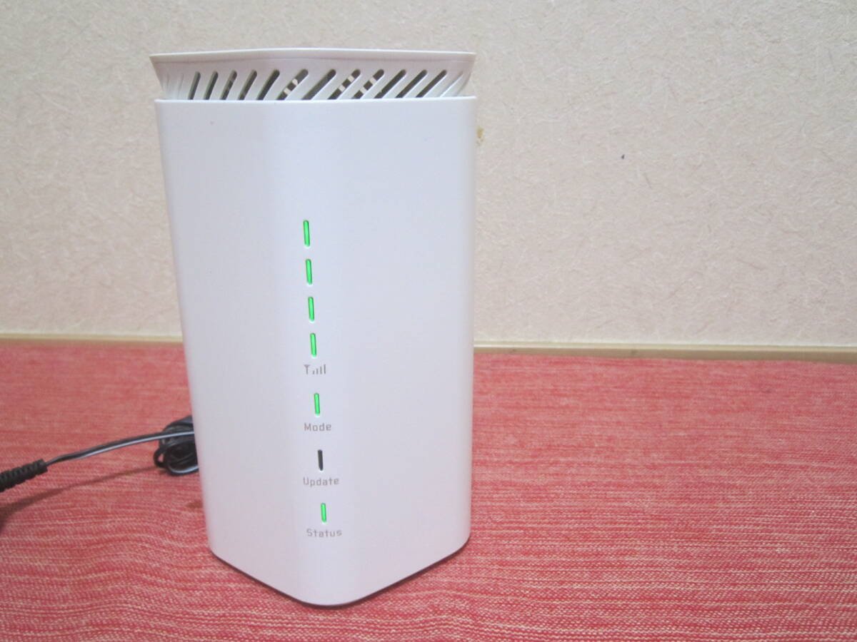 美品!! 動作品!! 楽天最強プラン設定済 4G 5G対応 au Speed Wi-Fi HOME 5G L12  Wi-Fi SIMフリー ホームルーター NEC NAR02SWUの画像2