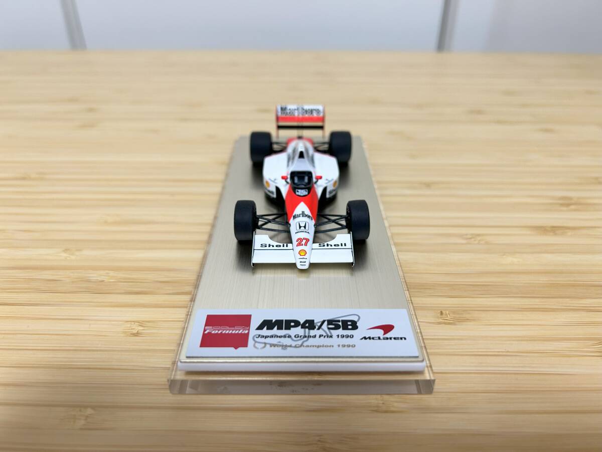 1/43 メイクアップ EIDOLON アイドロン マクラーレン ホンダ MP4/5B #27 アイルトン・セナ 1990 日本GP（FE019A）の画像7