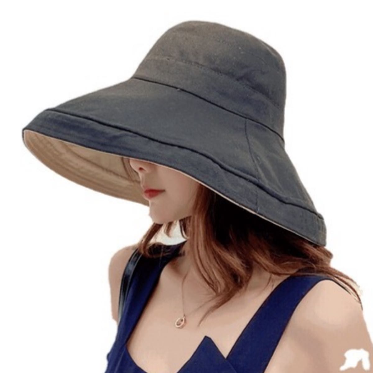 帽子 ハット 黒 UV 紫外線防止 レディース 夏 日焼け対策 つば広 サファリハット 紫外線対策 日よけ 日焼け防止 UVカット
