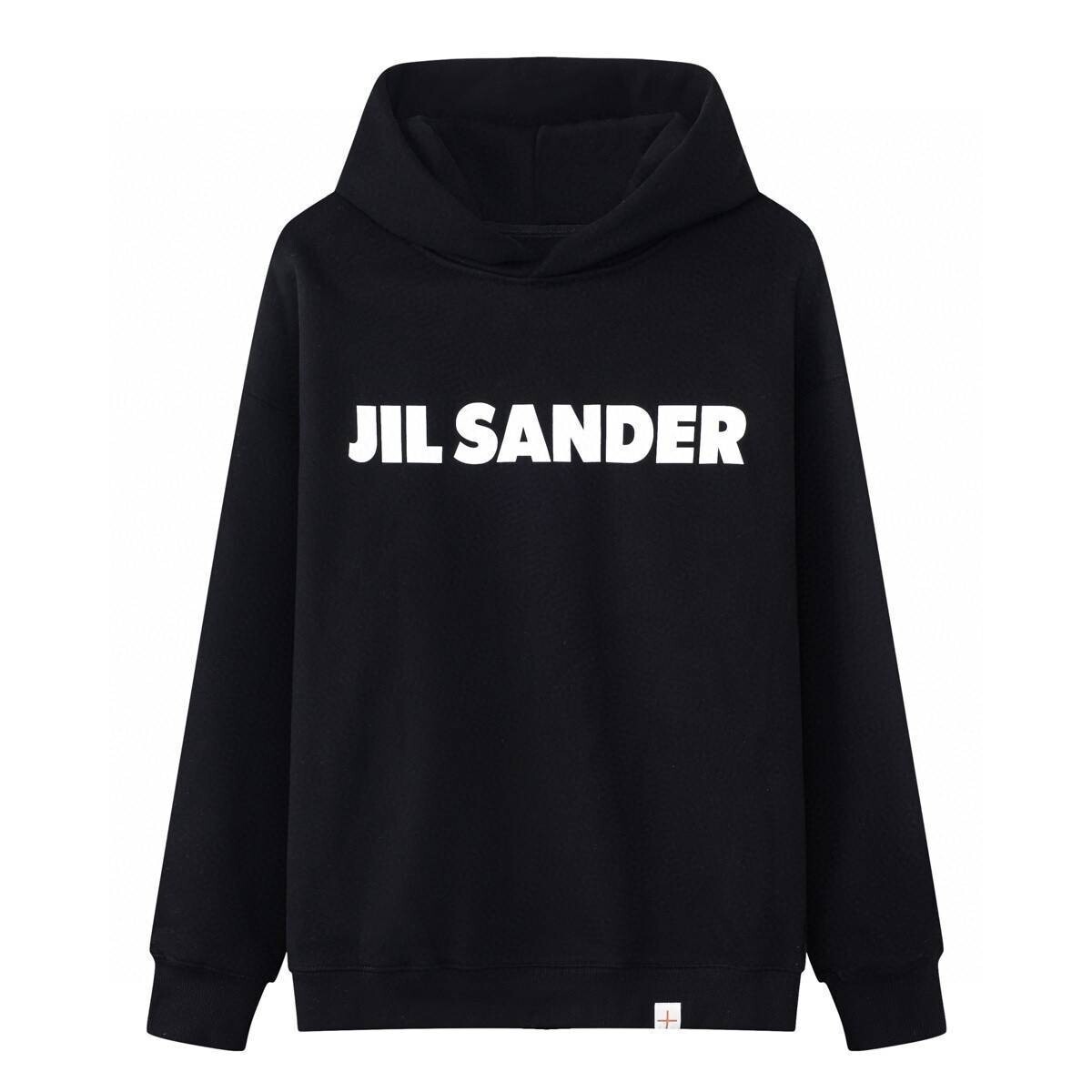 新品未使用☆JIL SANDER☆ジルサンダー☆リフレクターロゴパーカー☆イタリア製☆ブラック黒☆サイズ M ☆_画像1