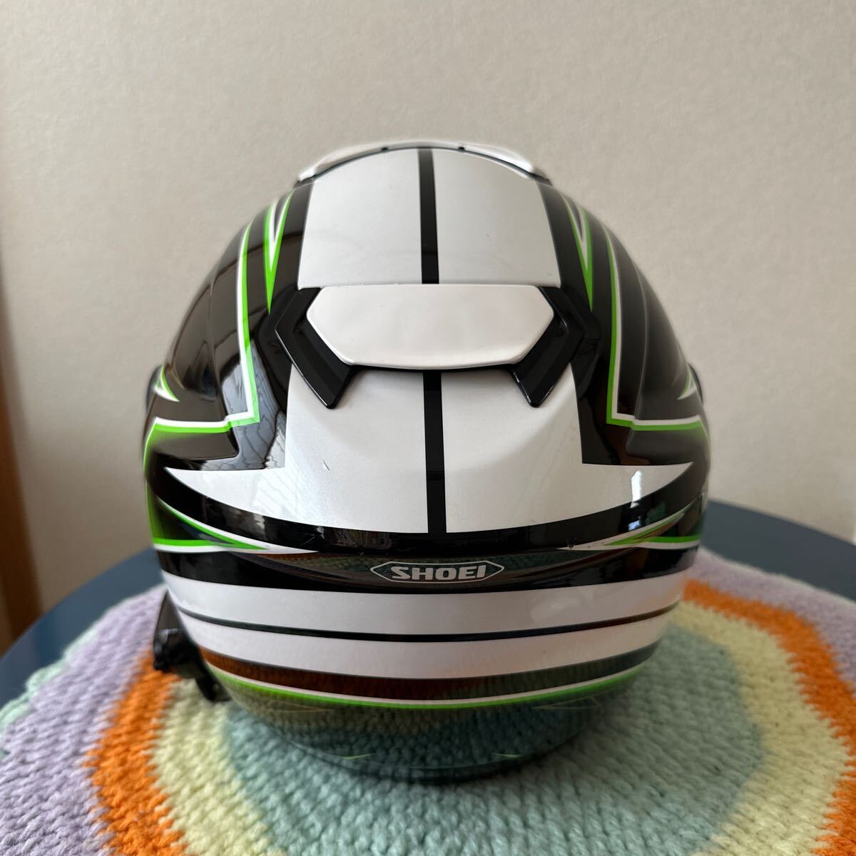 SHOEI ショウエイ フルフェイスヘルメット GT-Air EXPANSE Mサイズ B+com ONE 付き カワサキグリーン ビーコムワン オマケ付きの画像5