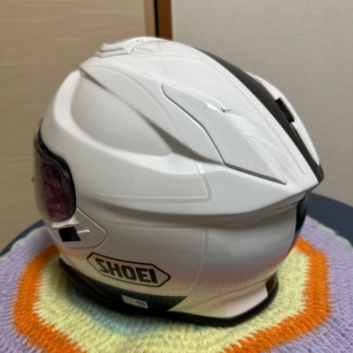 美品 SHOEI ヘルメット / GT-Air II REDUX 【ジーティーエアー2 リダックス】 TC-6(ホワイト/ブラック) Lサイズ ショウエイ gtエアーの画像6