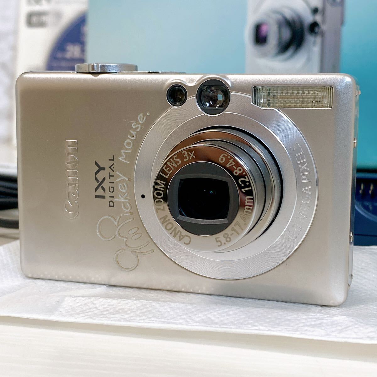 【ミッキー仕様】 Canon IXY DIGITAL 70 ミッキーボイス　バッテリー付属 【送料無料】