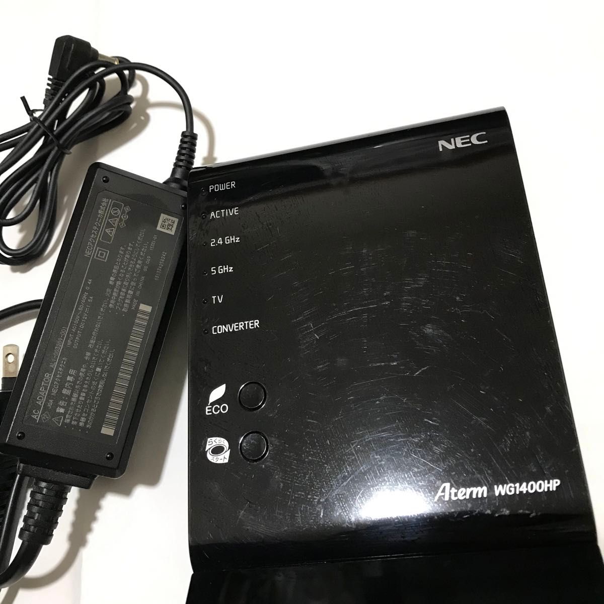 中古品　NEC  Aterm ルーターWG1400HP