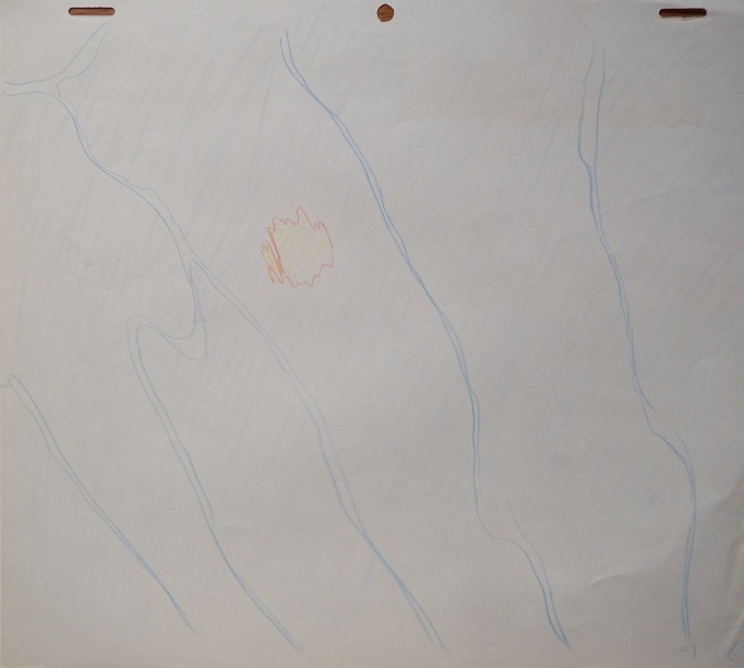 宮崎駿監督アニメ「未来少年コナン」　海中から見た、波間に見える光①◇７連続の手描き原画セットです_画像8