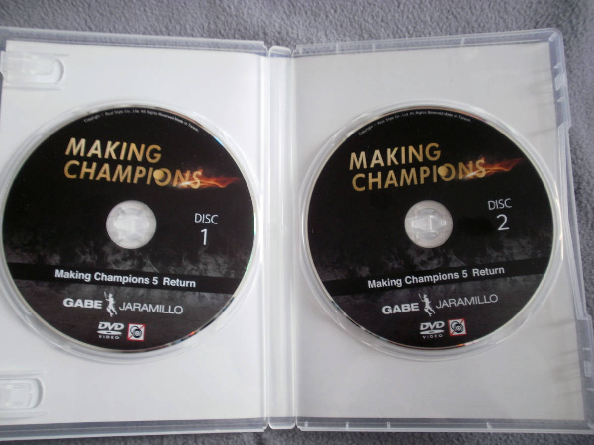 リターン編 ゲイブハラミロ DVD2枚組セット メーキングチャンピオンシップ5　making champions5 gabe jaramillo テニスレッスンDVD