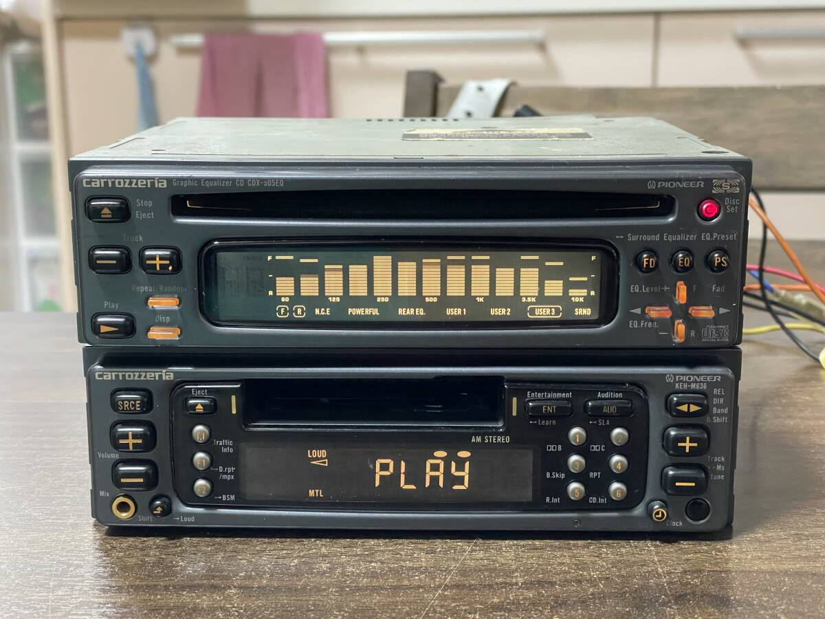 Yahoo!オークション - 希少動作品 カロッツェリア製1DIN+1DIN CD Yahoo!オークション - 希少動作品 カロッツェリア製1DIN+1DIN CD