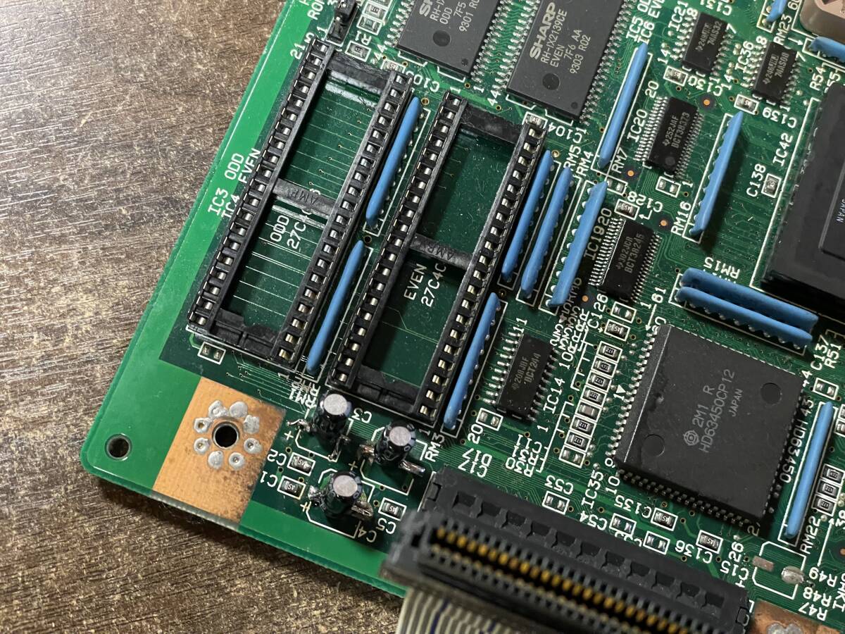  希少動作品□シャープ・X68030(CZ-500C-B)純正マザーボード K7929DE 動作確認済み X68000の画像8