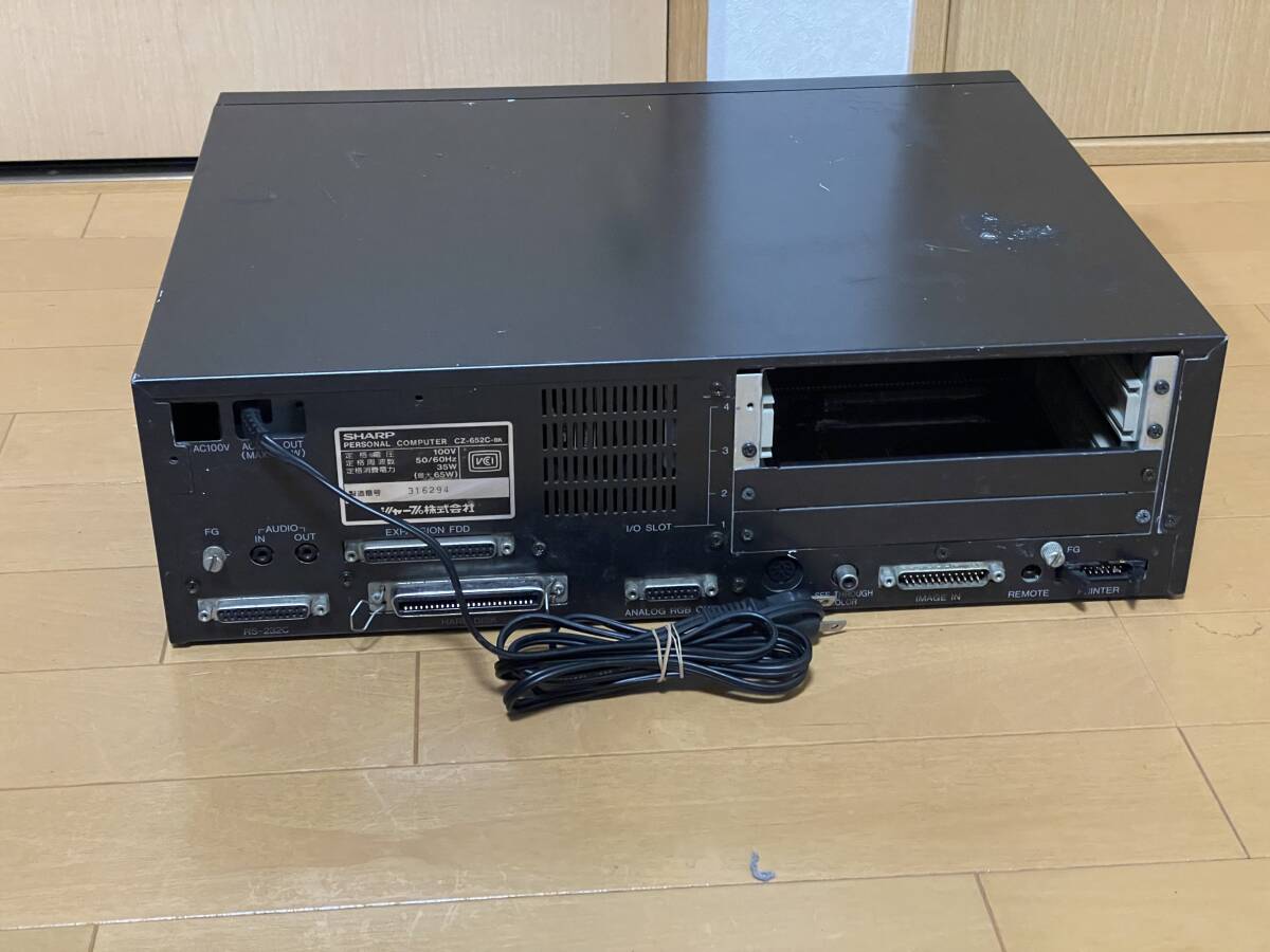  power supply OH goods * sharp *X68000Pro(CZ-652C-BK) operation verification ending power supply BOX power supply from SH5. exchangeable Human68K attaching 