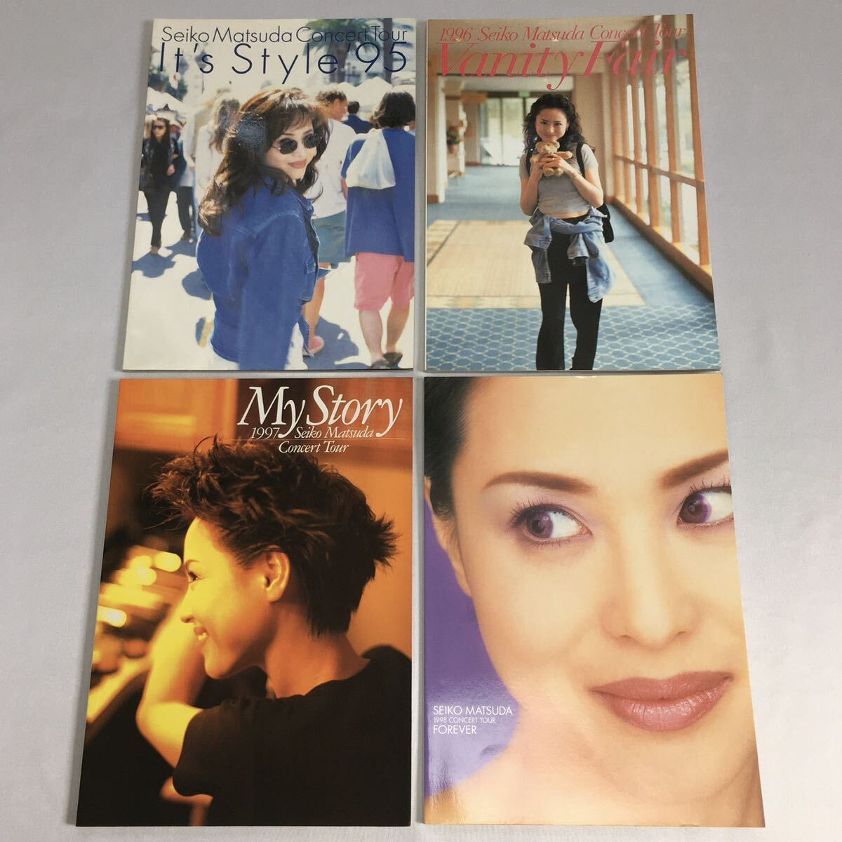 [ 5冊セット ] 松田聖子 Concert Tour 1995 It's Style 1996 Vanity Fair 1997 My Story 1998 FOREVER パンフレット プライベート 写真集の画像2