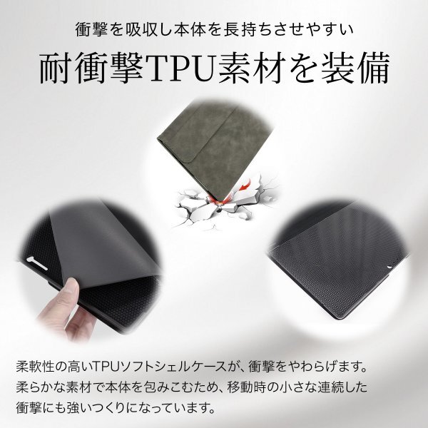 【送料185円】ノートパソコン サーフェス ケース カバー 10/10.5インチ Surface GO GO2 GO3　ブラック PCカバー 黒_画像4