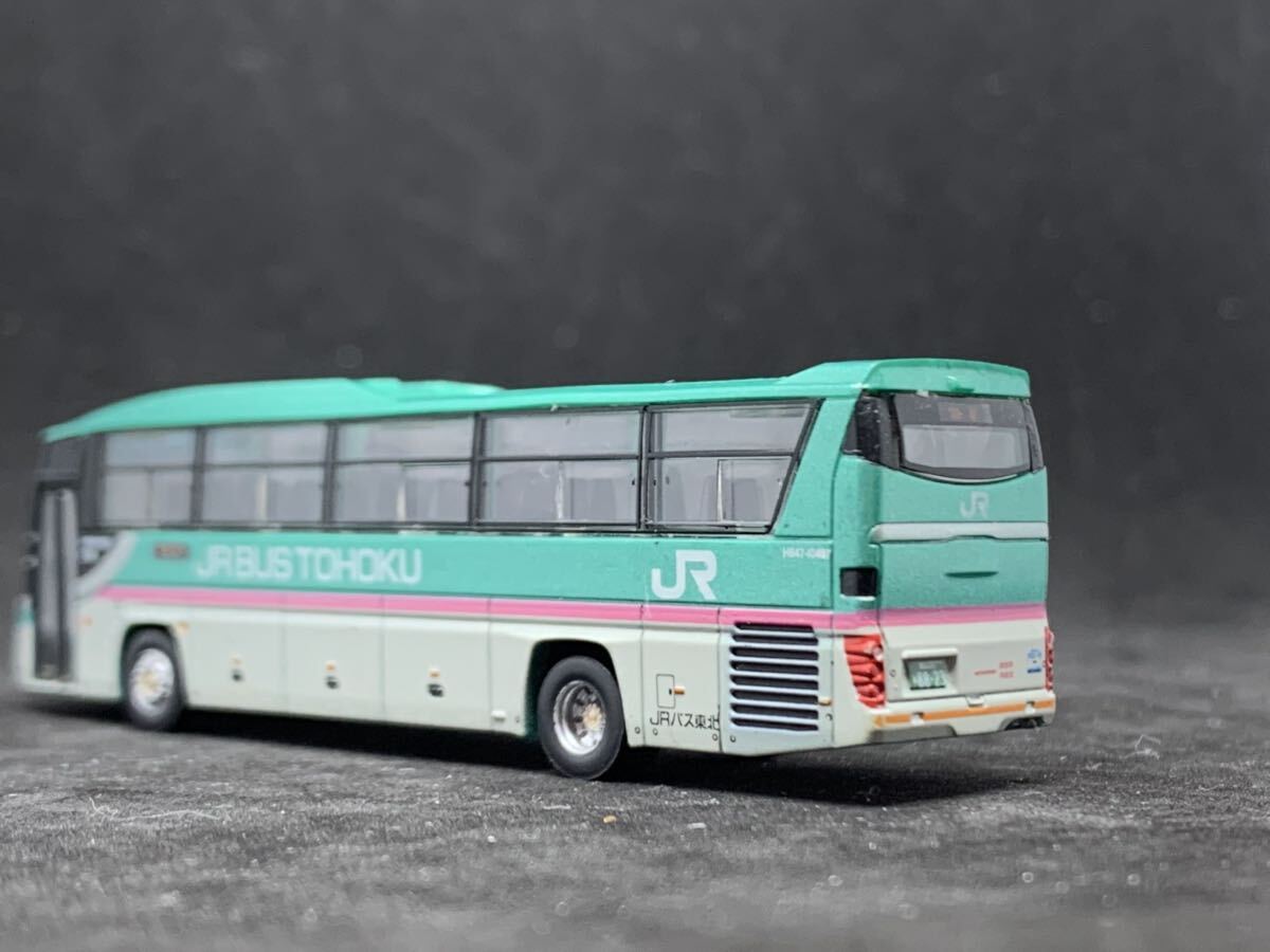 1円〜 バスコレクション JRバス東北 2台セットA2 バラシ みずうみ号 日野新型セレガ トミーテック バスコレ A3の画像3