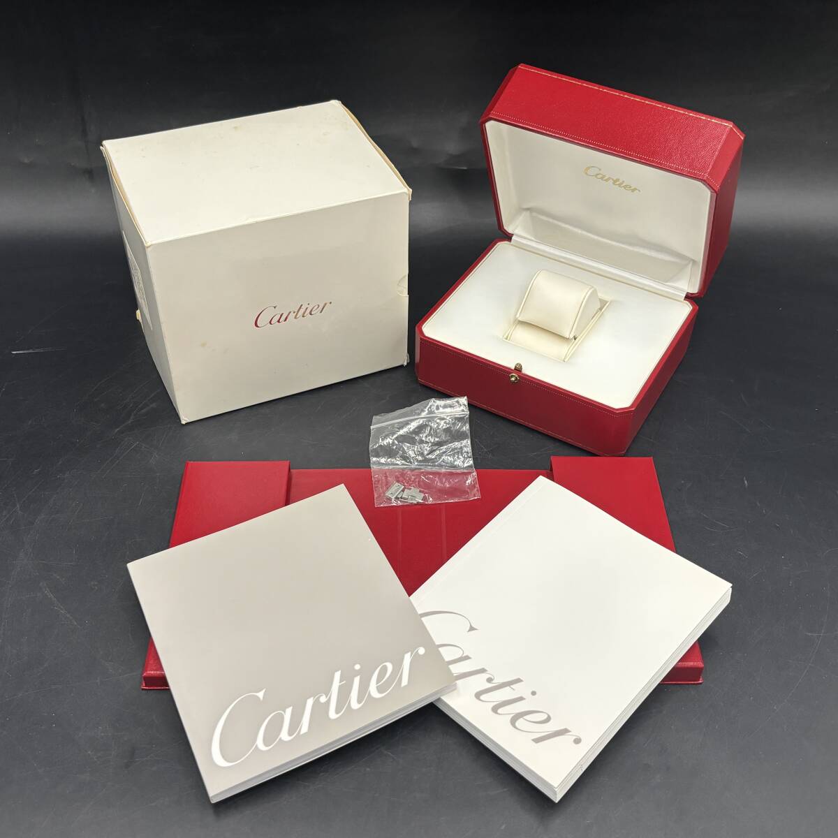 Cartier/カルティエ 腕時計ケース BOX 空箱 赤 ヴィンテージ アンティーク　 _画像1