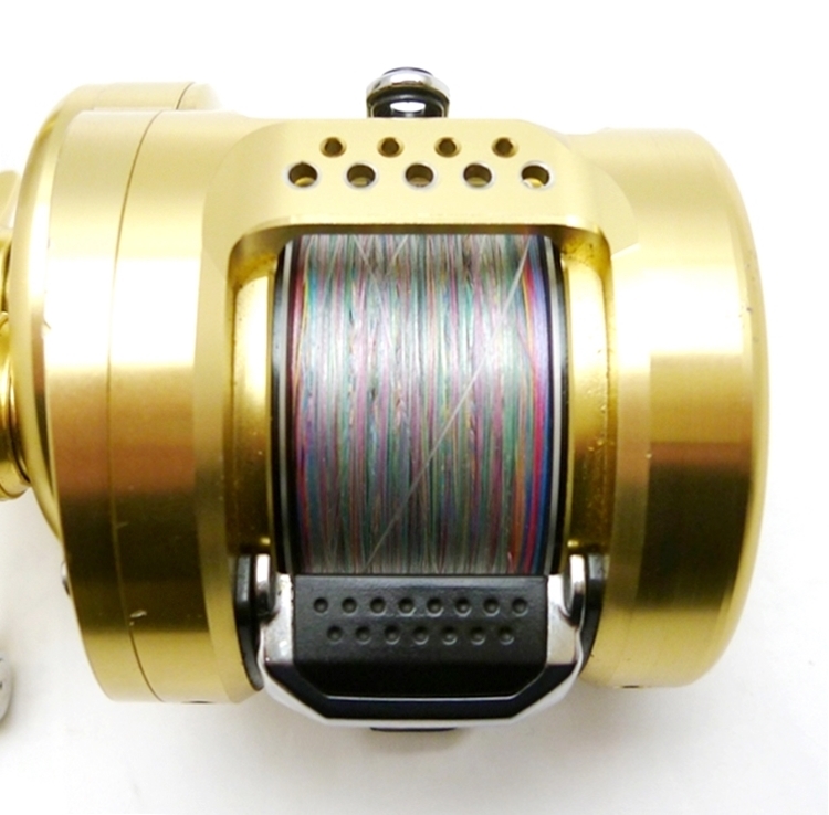 A24-705　SHIMANO シマノ　CALCUTTA CONQUEST カルカッタ コンクエスト 301　ベイトリール　左巻き　LEFT　箱つき　釣具　フィッシング_画像4