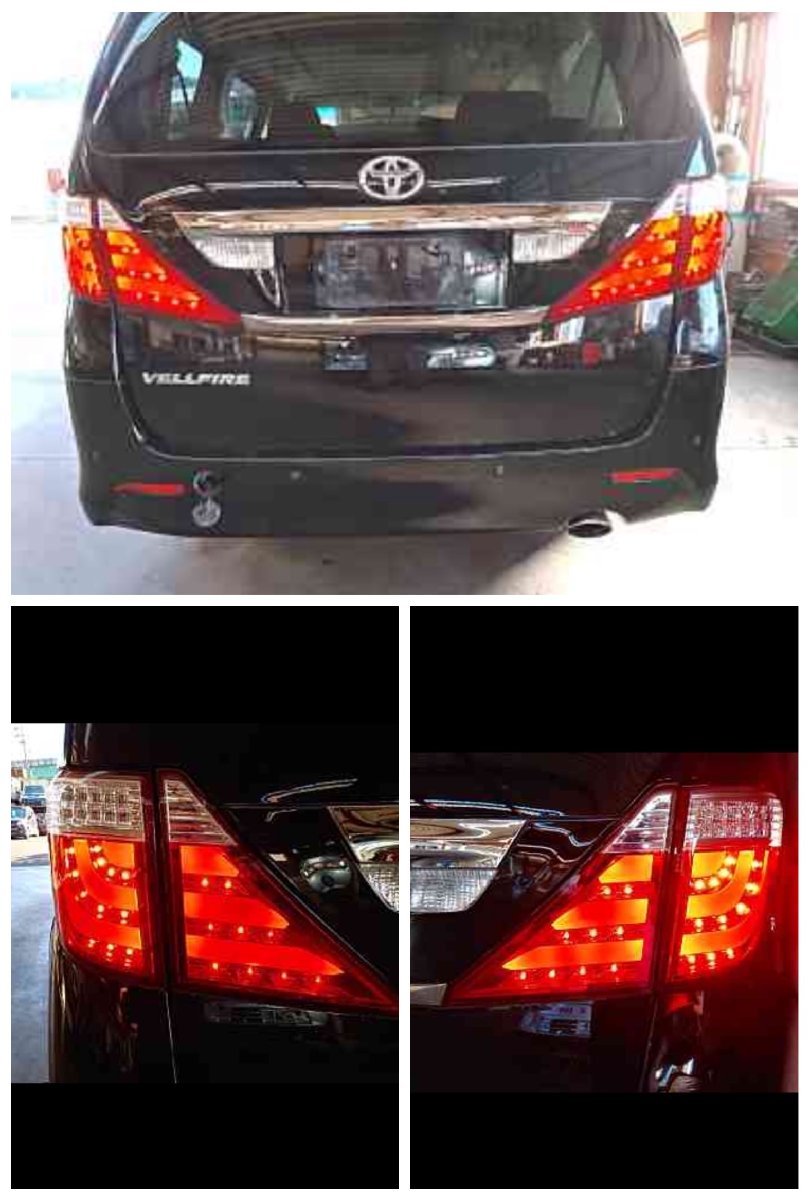  after market Toyota Vellfire ANH20W GEHO LED tail lamp finisher secondhand goods L2T-HU535 L1T-HU535 20 series Alphard GGH20W