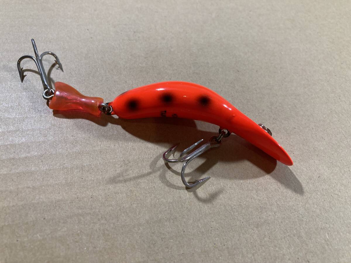 未使用 オールド ヘドン タドポリー HEDDON Jointed TadPolly / スミス バルサ50 ズイール ハトリーズ 道楽 abu ボーマー ラパラ フェンの画像4