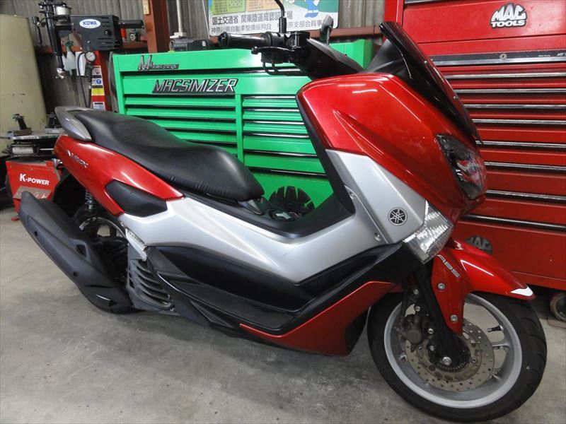 神奈川県 相模原市より ☆★ ヤマハ Ｎ－ＭＡＸ１２５ ＡＢＳ エンジンオイル・駆動ベルト新品 ★☆ ＪＲ駅徒歩８分 全国発送可の画像1