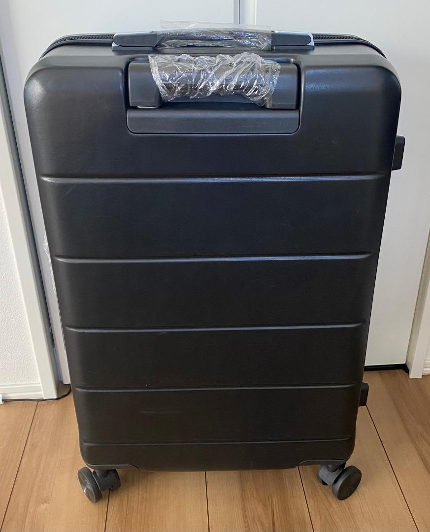  suitcase carry bag M size double caster TSA lock black 