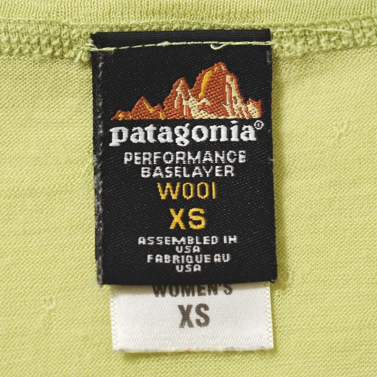 ♪美品 冬場のアウトドアを快適に! Patagonia パタゴニア ウール ハーフジップ インナー パフォーマンスベースレイヤー XS レディース♪_画像4