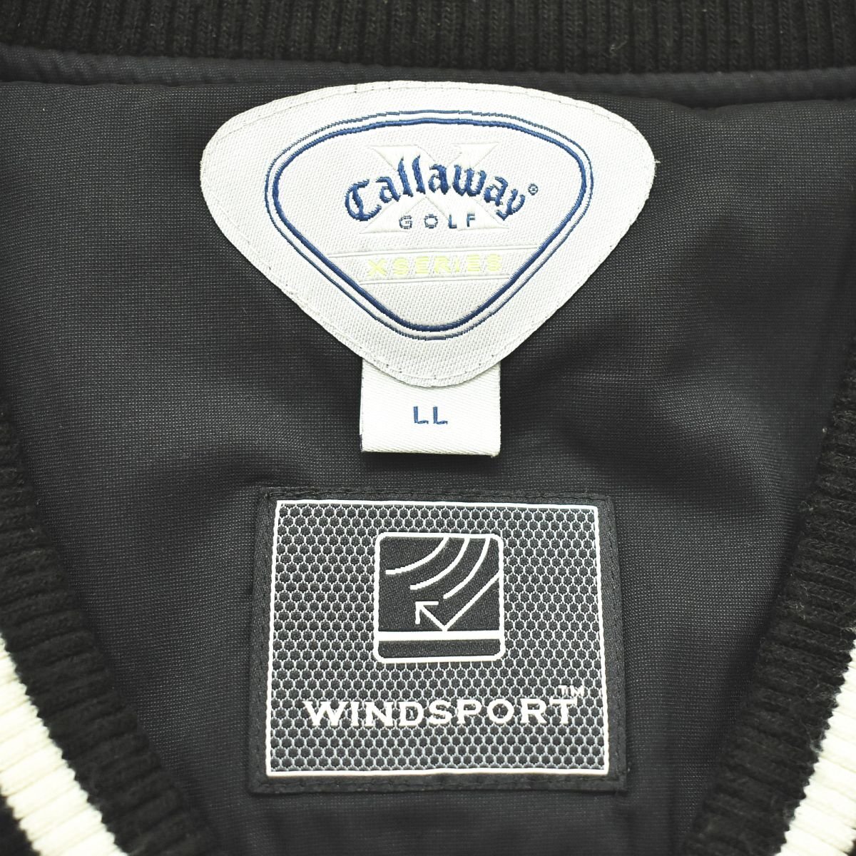 ★半袖x長袖 WINDSPORT ウィンドスポート キャロウェイ ゴルフ Callaway プルオーバー ピステ ジャケット LL ウインド コンバーチブル★の画像3