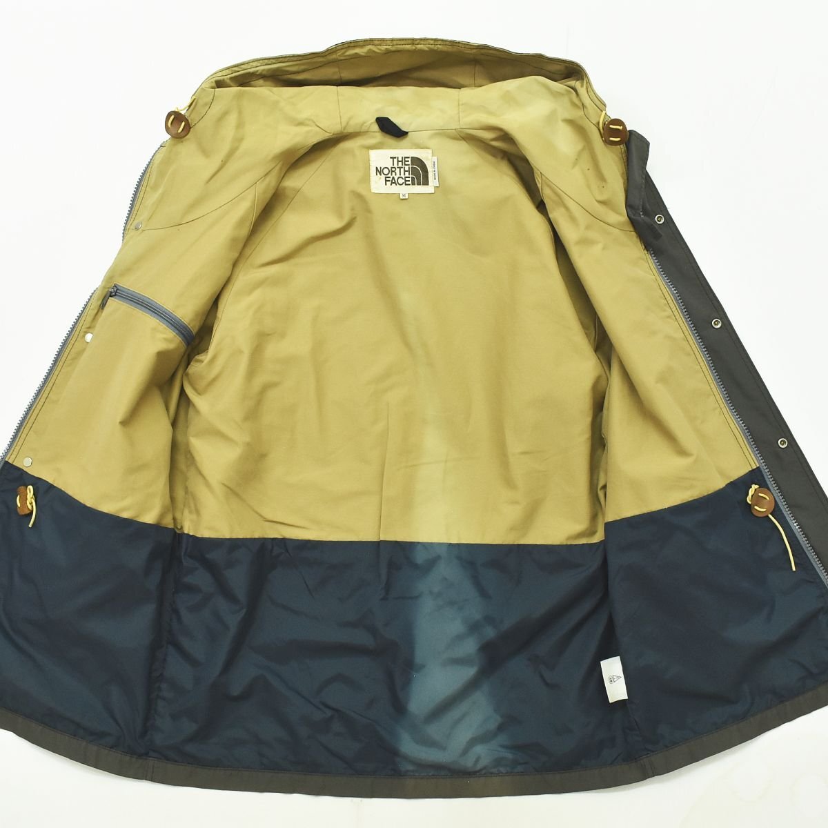 ★90s 茶タグ 復刻 ノースフェイス THE NORTH FACE 60 40 ロクヨン クロス マウンテンパーカー ジャケット M ヴィンテージ アウトドア★の画像4