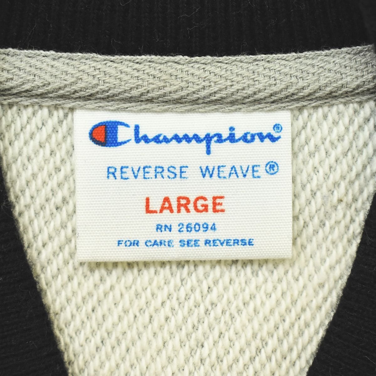 ★美品 チャンピオン champion リバースウィーブ スウェット ジャケット L グレー REVERSE WEAVE 裏パイル スエット スタジャン ブルゾン★_画像3